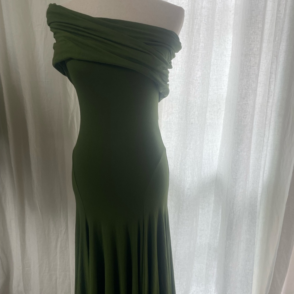 Olive Green Maxi Dress